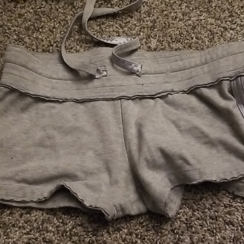 Gray booty shorts